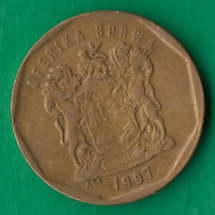 фото, 20 центів 1997 року ПАР [МШ]