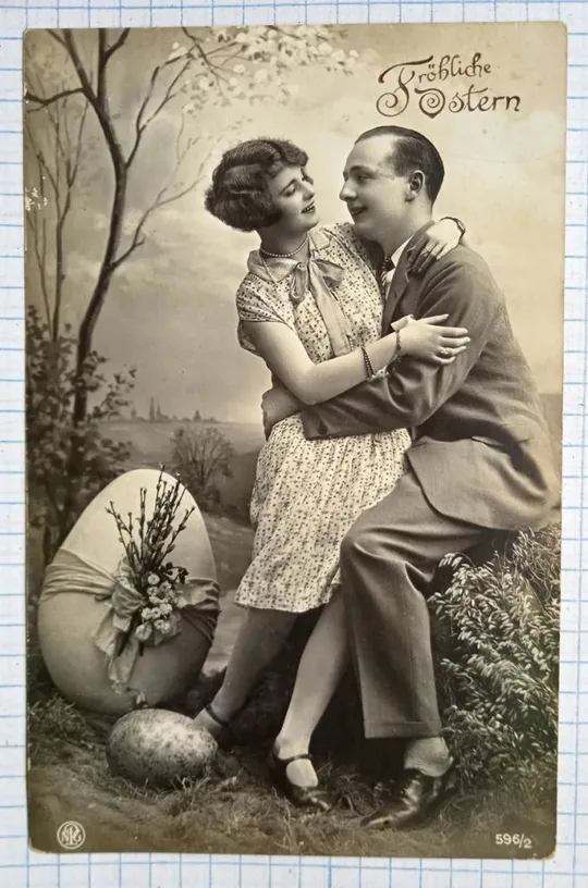 Поштова картка листівка Світлого Великодня 1930 р. Німеччина Dc041 Ціна