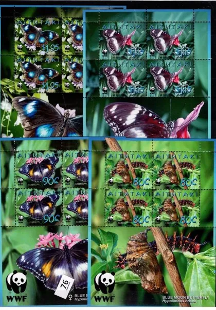 фото, Аитутаки WWF Фауна Насекомые Бабочки 2008