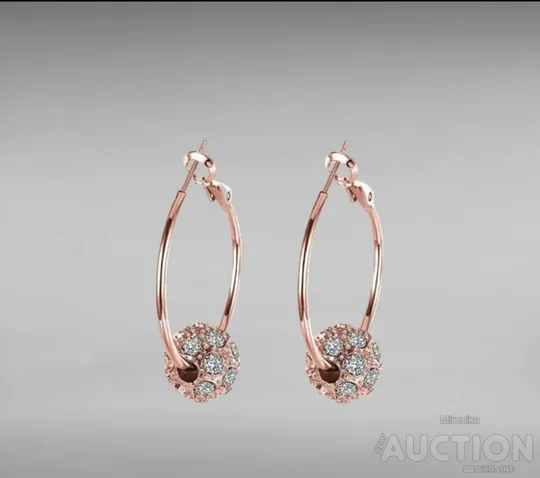 Купити Подвійні сережки-конго палермо