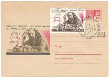 фото, Столетие Периодического закона Менделеева. ХМК. СП Тобольск. 1969 рік. СРСР