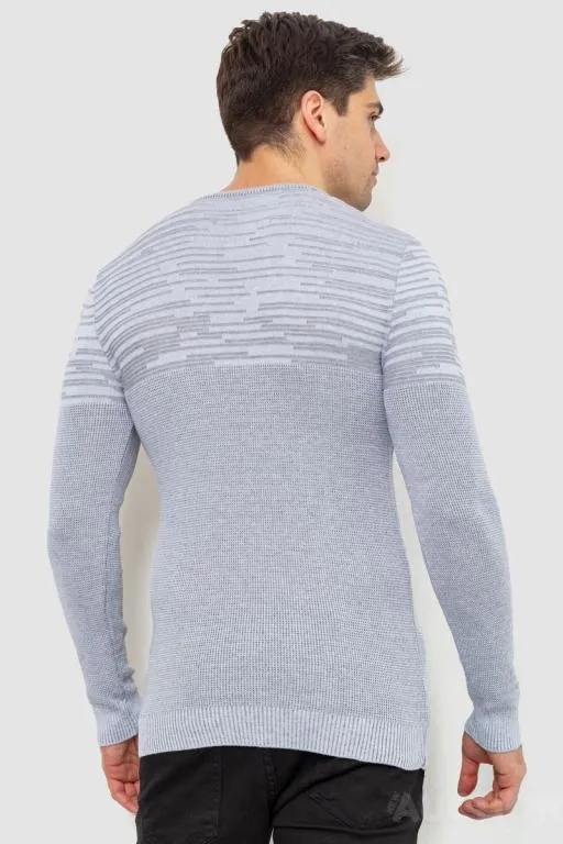 Свитер мужской, цвет серый, 214R3238 Продаж