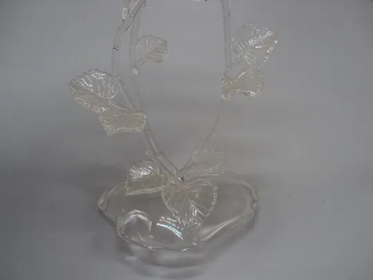 Фигура стекло статуэтка розы цветы розочки высота 16,5 см №13603 Де купити