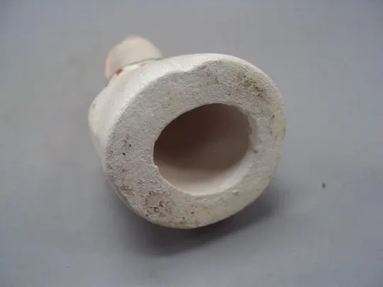 Фигура фарфор статуэтка миниатюра снеговик с сумкой почтальон высота 8 см №597м З аукціону