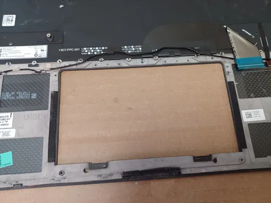 номер1051-4 корпус кришка 0G6RGD AQ2SH000111 з клавіатурою 0M5T8J PK132SH2A17   для Dell XPS 15 9500 9510 PRECISION 5550 5560 Палмрест корпус топкейс Верхня панель палмрест cover-C оригінал Інтернет-аукціон