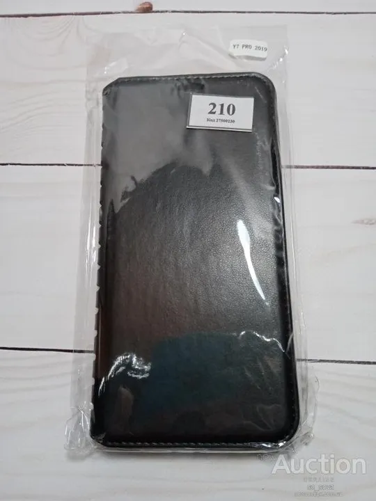 Чохол-книжка Leather Folio (high copy) для Huawei Y7 Pro 2019  чорний Ціна