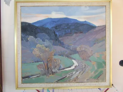 фото, Нар.худ.Урср. Кашшай А. 1921-1991 рр. роз. 100х90 см. п.о. 1970 рр. закарпатська школа Ужгород .