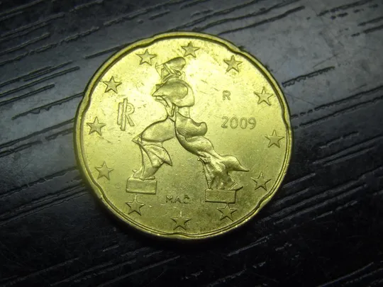 20 євроцентів 2009 Італія Ціна