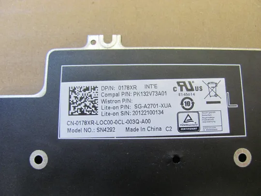 номер0974-4 клавіатура робоча  0178XR для Dell Precision  7550 7750 7560 7760 оригінал Інтернет-аукціон