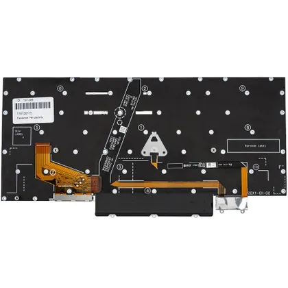 фото, Клавіатура для ноутбука LENOVO (ThinkPad: X1 Carbon 11th Gen) rus, black, без фрейма, підсвічування клавіш