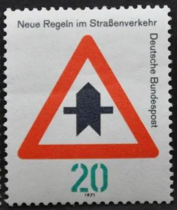 фото, ФРГ ПДД Дорожные знаки 1971