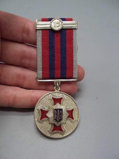 Купити Медаль 15 лет добросовестной службы МВД за 15 років сумлінної служби №17878