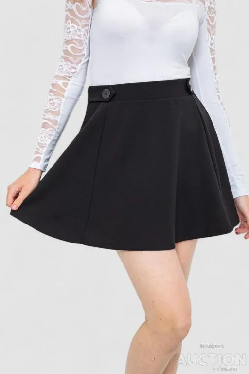 Юбка, цвет черный, 244R268 Ціна