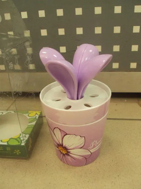 набор ложек с подставкой стакан flower whisper heppy plant ssys новый №15028 Інтернет-аукціон