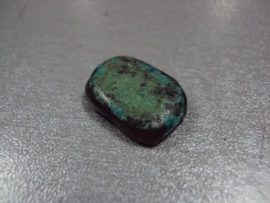 Купити Камень хризоколл зеленый для ювелирных изделий вес 2,92 г размер 4,5 х 20,5 х 4,5 мм №13276