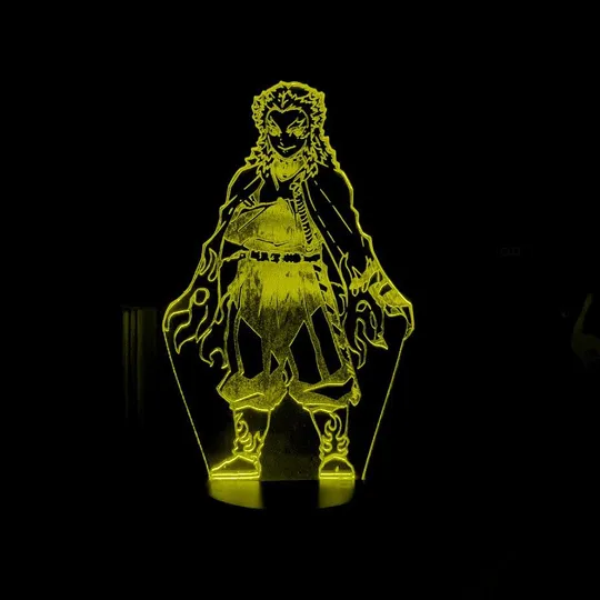 Акриловий світильник-нічник Кедзюро Ренгоку жовтий tty-n001699 Ціна