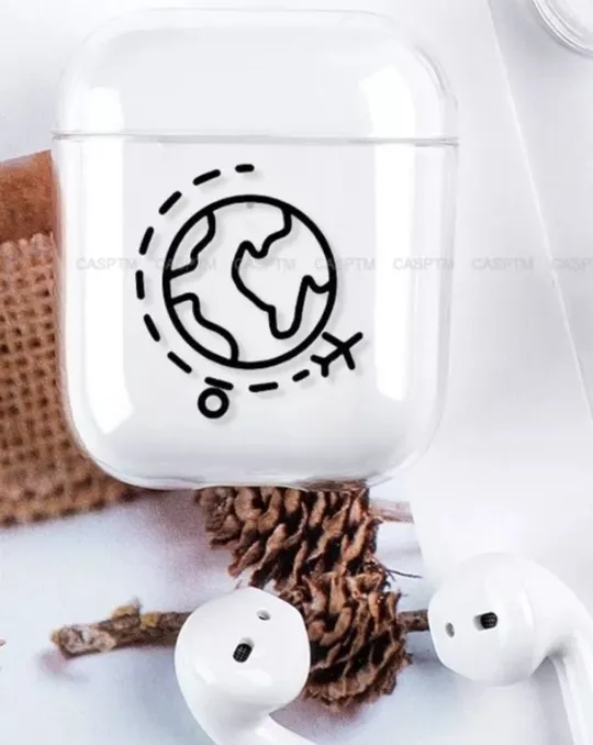 Силіконові чохли, кейси на Airpods 2 прозорі та із принтом! Недорого