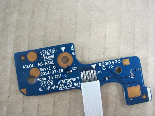 387-11 плата кнопки вкл AILG1 NS-A331  для  LENOVO G70-70 G70-80 B70-70 Z70-80 G70-35  оригінал Продаж
