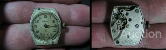 Старинные антикварные часы Бифора Bifora D.R.G.M. Германия 3 рейх 1930-х годов в отличном состоянии Недорого