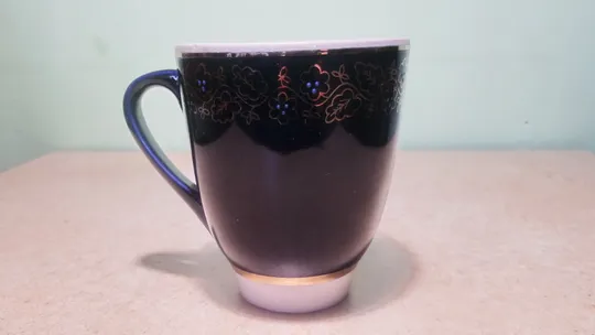 Чашка гігант кухоль кобальтова стара радянська порцеляна Довбиш Вживане Ціна