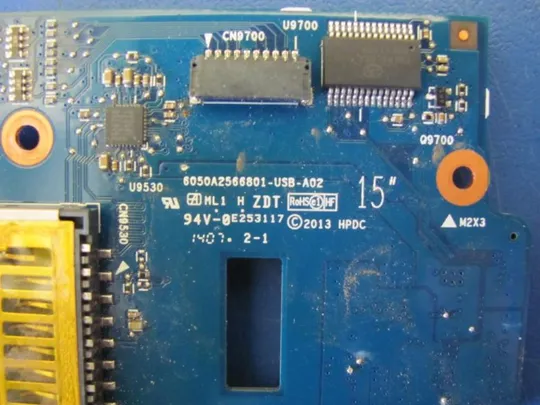 Купити №101-19 Плата Card Reader, LAN, USB 6050A2566801 для HP PROBOOK 655 G1 650 G1 оригінал