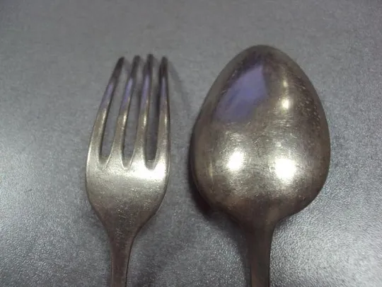 Ложка и вилка клеймо WMF 90 посеребрение лот 2 шт №10167 Продаж