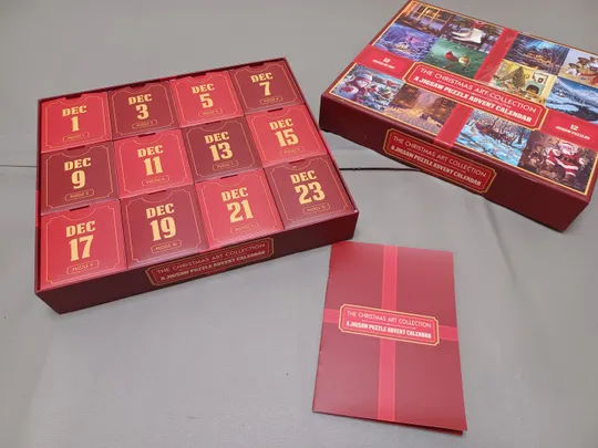 Купити 0549 Унікальний пазл Mindmade Advent Calendar 2024 - Колекція з дванадцяти пазлів зі 100 елементів Стан Нового  НІМЕЧЧИНА