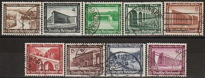 фото, 1936 - Рейх - Зимова допомога - Будівлі Mi.634-42 _20,0 €