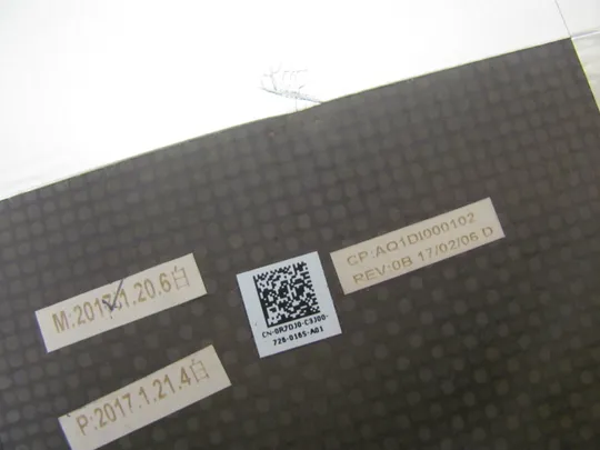 номер0985-1 кришка матриці Кришка дисплея Тильна кришка Корпус матриці Верхня кришка Задня кришка matrix cover Top Case LCD Cover Rear Lid Back Cover Housing Cabinet AQ1DI000101 0R7DJ0 0JYVG2 для Dell Precision 7510 оригінал в Україні