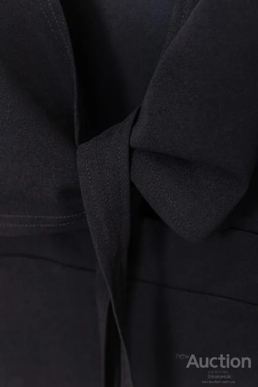 Платье однотонное, цвет черный, 201R1292 З аукціону