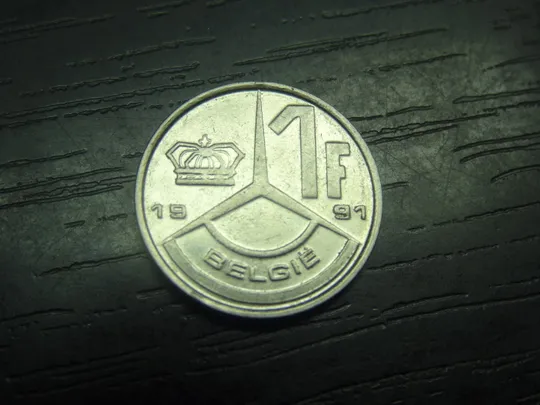 1 франк 1991 Бельгія Belgie Ціна