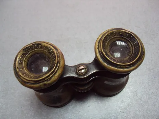 Бинокль с компасом Chevalier Opticien Paris Париж 11,5 х 8,8 см, диаметр 4,5 см (№900) Недорого