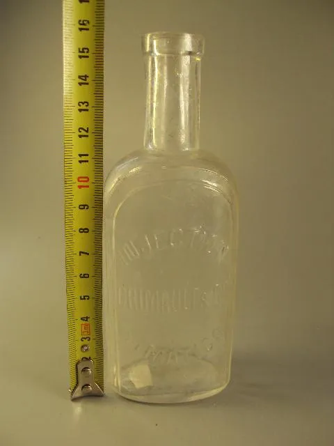бутылка бутылочка аптека injection grimault and c au matico стекло высота 14,7 см (№1103) Ціна