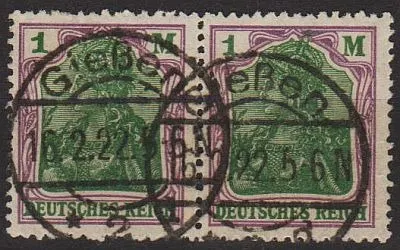 фото, 1920 - Німеччина - Стандарт - Germania 1 Mi.150 _Пара _6,0 €