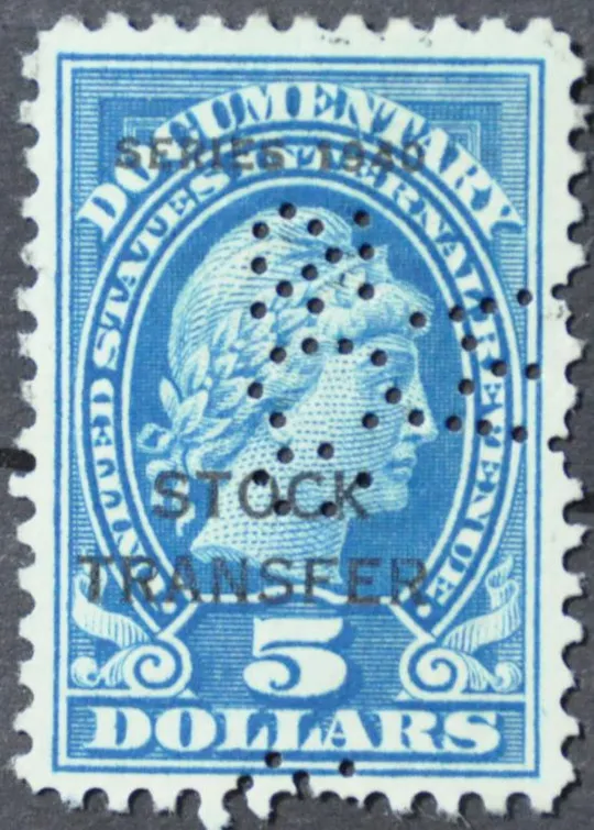 CША Непочтовые stock transfer 1940 Ціна