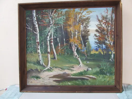 Закарпатская школа  Ердели Бокшая  КОЦКА А .  раз.90х70 см.     также много другого. Торговий майданчик