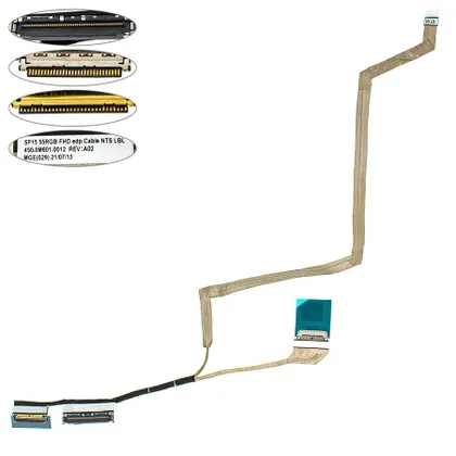 фото, Шлейф матриці для ноутбука Dell (Precision: 5520, Latitude: 3560, M5520) LED (450.0M601.0012)
