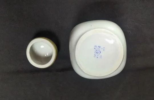 Банка для специй чая советский фарфор с рисунком в восточном стиле Полонное ЗХК чайница Інтернет-аукціон