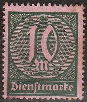 фото, 1921 - Німеччина - Стандарт - Службова 10 Mi.68 (*)