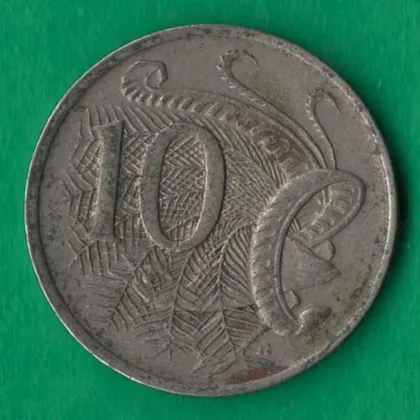 фото, 10 центів 1968 року Австралія [МШ]