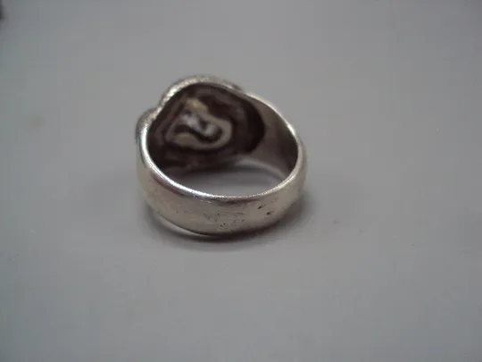 Женское кольцо перстень белые вставки серебро 950 проба вес 9,26 г 17 размер №15585 Продаж