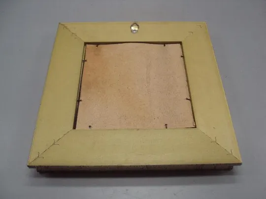 Икона Распятие Иисус Христос Спаситель в раме размер 22,9 х 22,8 см, без рамы 14 х 13,7 см №14238 Продаж