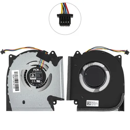 фото, Орігинальний вентилятор для ноутбука ASUS ROG Strix G15 G513QE (VGA FAN), G513QC, 5V !!! (13NR0510P02011, NS85C59)(Кулер)