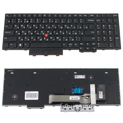 фото, Клавіатура для ноутбука LENOVO (ThinkPad L15) rus, black