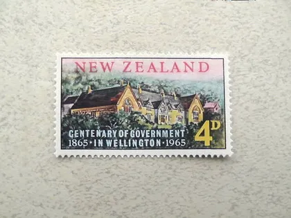 фото, Поштова марка Нова Зеландія 1965 рік **