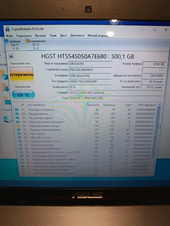 Купити Жорсткий диск 2.5&quot; Hitachi Laptop Thin 500 GB Sata 2 (Z5K500-500)