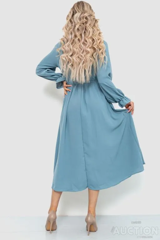 Платье нарядное, цвет темно-бирюзовый, 204R601 Продаж