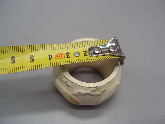 Сервировочное кольцо керамика рыбка винтаж кольцо для салфеток сервировки размер 3х3,6 см (№1921) З аукціону