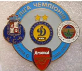 фото, группа G Лига Чемпионов 2008-09 Динамо Киев, Порто, Арсенал, Фенербахче