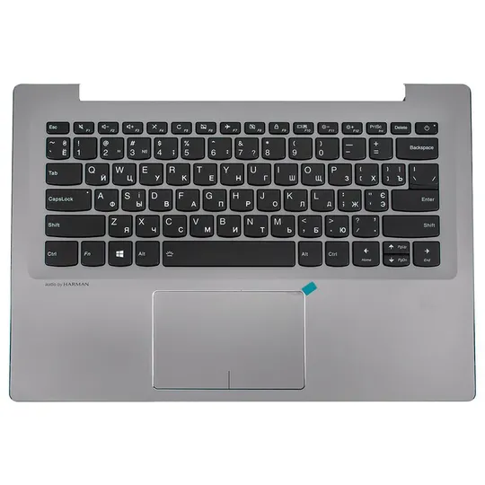 Купити Клавіатура для ноутбука LENOVO (Yoga 520S-14IKB  Keyboard+Touchpad+передня панель)  rus, silver